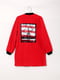 Пальто-бомбер красное с логотипом | 5824062 | фото 2