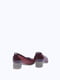 Туфлі бордові з візерунком | 5824306 | фото 3