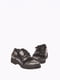 Туфли черные с декором-рисунком | 5824318 | фото 3