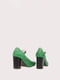 Туфли зеленые с анималистическим узором | 5824320 | фото 4