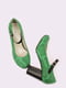 Туфли зеленые с анималистическим узором | 5824320 | фото 5