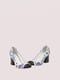 Туфли комбинированного цвета в цветочный принт | 5824322 | фото 4
