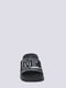 Шлепанцы черные с логотипом | 5824391 | фото 3