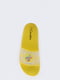 Шльопанці жовті з логотипом | 5824396 | фото 4