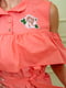 Блуза персикового кольору з вишивкою | 5825560 | фото 5