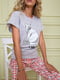 Пижама: футболка и бриджи | 5825739 | фото 4