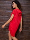 Платье красное с надписью | 5825761 | фото 3