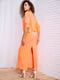 Платье морковного цвета | 5825787 | фото 3