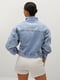 Куртка джинсовая голубая | 5828480 | фото 5