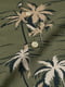 Рубашка цвета хаки в тропический принт | 5829957 | фото 2