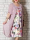 Платье фиолетовое в цветочный принт | 5546808 | фото 2