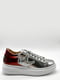 Кросівки сріблясто-бордові | 5830201 | фото 2