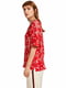 Блуза красная в принт | 5830920 | фото 2