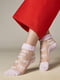 Шкарпетки рожеві в принт | 5766866 | фото 4