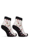 Носки черные с цветочным рисунком | 5840631 | фото 6