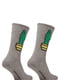 Шкарпетки сірі в принт | 5840932 | фото 6