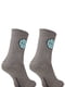 Шкарпетки сірі в принт | 5840936 | фото 6