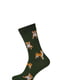 Шкарпетки зелені в принт | 5840941 | фото 5