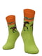 Шкарпетки салатового кольору в принт | 5841055 | фото 6
