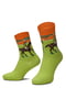 Шкарпетки салатового кольору в принт | 5841055 | фото 7