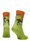 Шкарпетки салатового кольору в принт | 5841055 | фото 8