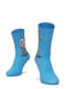 Шкарпетки блакитні в принт | 5841061 | фото 6