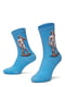 Шкарпетки блакитні в принт | 5841061 | фото 7