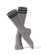 Шкарпетки сріблястого кольору в смужку | 5841304 | фото 2