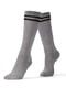 Шкарпетки сріблястого кольору в смужку | 5841304 | фото 3