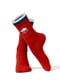 Шкарпетки червоні в смужку і в принт | 5841359 | фото 4