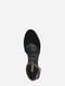 Туфли черные с анималистическим принтом | 5836910 | фото 7