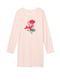 Платье домашнее розовое в цветочный принт | 5845871 | фото 3