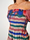 Сукня А-силуету в смужку і принт | 5827253 | фото 3