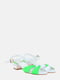 Босоніжки біло-зелені | 5821102