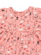 Сукня коралового кольору в принт | 5748841 | фото 2