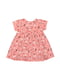 Сукня коралового кольору в принт | 5748841 | фото 3