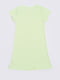 Рубашка ночная салатового цвета с принтом | 5748976 | фото 2