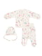 Комплект для новонароджених: сорочечка, повзунки і шапочка | 5749188 | фото 2