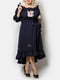 Сукня А-силуету темно-синя | 5852087 | фото 2