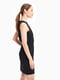 Платье черное с эластичным поясом | 5852548 | фото 4