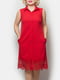 Сукня-сорочка червоно-синя у горошок | 5858097 | фото 2