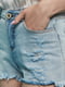 Шорты светло-голубые джинсовые | 3638493 | фото 12