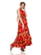Сукня червона з принтом | 5858582 | фото 2