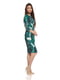 Сукня зелена з принтом | 5858701 | фото 3