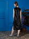 Платье черное с принтом | 5858757 | фото 5