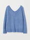 Пуловер синій | 5855792