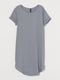 Сукня-футболка сіра | 5855968