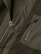 Куртка кольору хакі спортивна флісова | 5856122 | фото 2