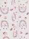 Боді біло-рожеве з принтом | 5859286 | фото 2