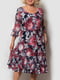 Сукня А-силуету у квітковий принт | 5859689 | фото 2